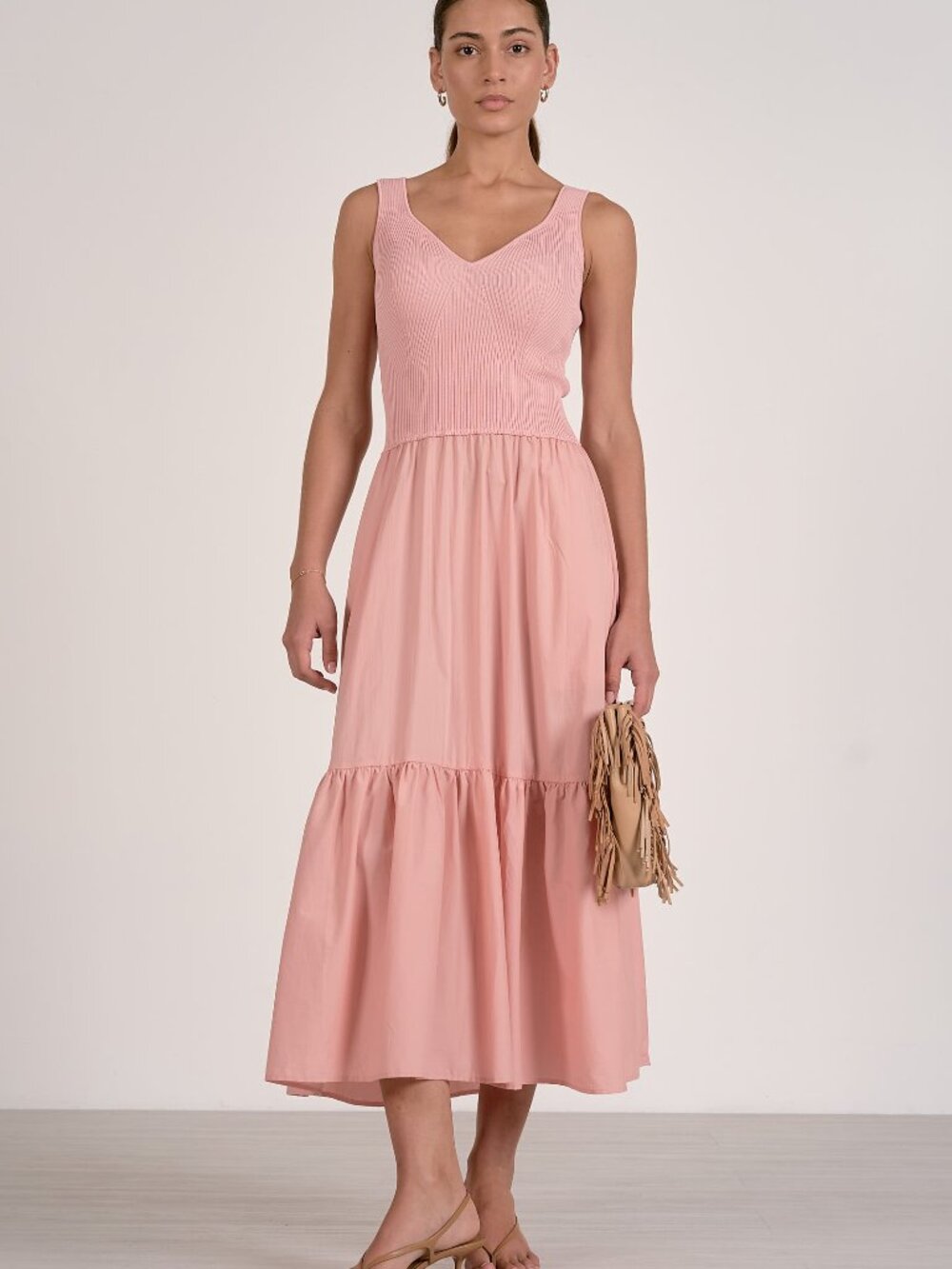Melon Midi Dress